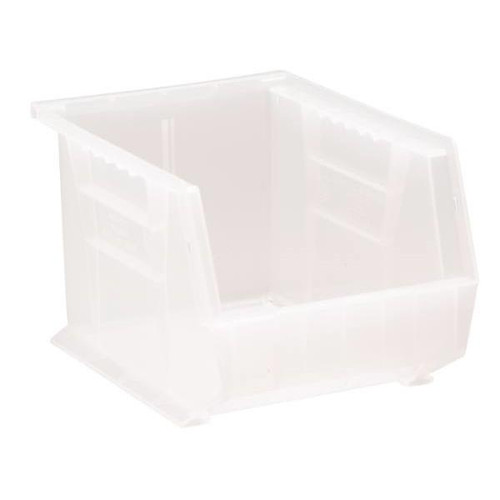 Quantum Storage Systems Clear 10-3/4 X 8-1/4 X 7 In Stack And Hang Bin Package Of 6