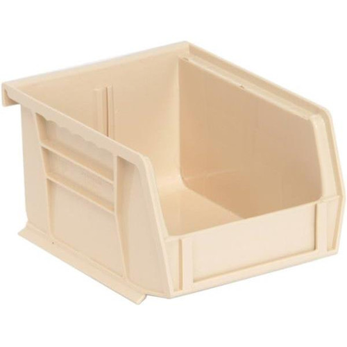 Quantum Storage Systems Ivory 5-3/8 X 4-1/8 X 3 In Stack And Hang Bin Package Of 24