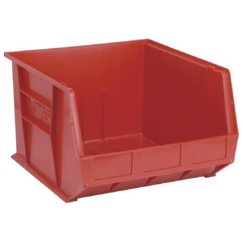 Quantum Storage Systems Red 18 X 16-1/2 X 11 In Ultra Stack And Hang Bin Package Of 3