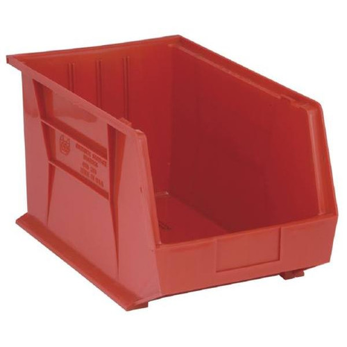 Quantum Storage Systems Red 18 X 11 X 10 In Ultra Stack And Hang Bin Package Of 4