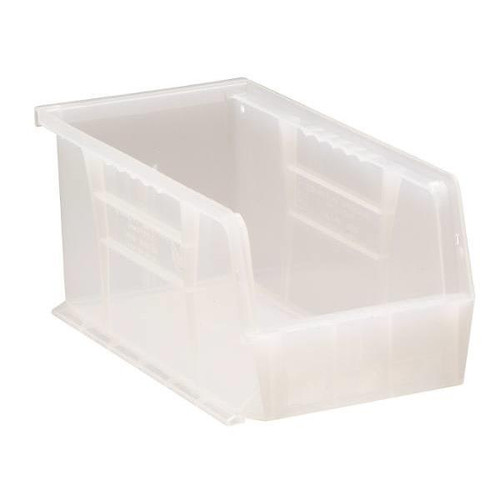Quantum Storage Systems Clear 10-7/8 X 5-1/2 X 5 In Stack And Hang Bin Package Of 12