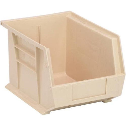 Quantum Storage Systems Ivory 10-3/4 X 8-1/4 X 7 In Stack And Hang Bin Package Of 6