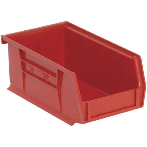 Quantum Storage Systems Red 7-3/8 X 4-1/8 X 3 In Ultra Stack And Hang Bin Package Of 24