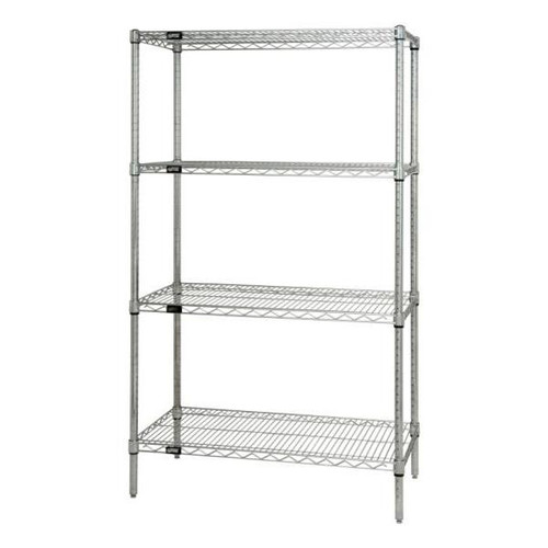 Quantum Storage Systems 24x36x63 In Wire 4-Shelf Unit