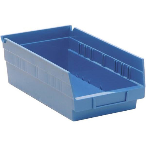 Quantum Storage Systems Economy 4 In Blue Shelf Bin 11-5/8 X 6-5/8 X 4 In Package Of 30
