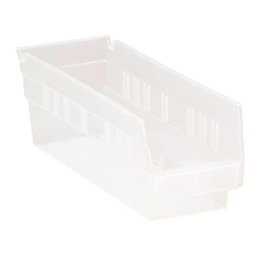 Quantum Storage Systems Economy Clear Shelf Bin 11-5/8 X 4-1/8 X 4 In Package Of 36