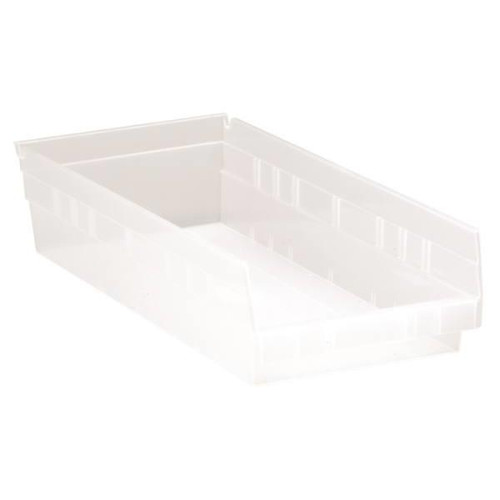 Quantum Storage Systems Economy Clear Shelf Bin 17-7/8 X 8-3/8 X 4 In Package Of 10