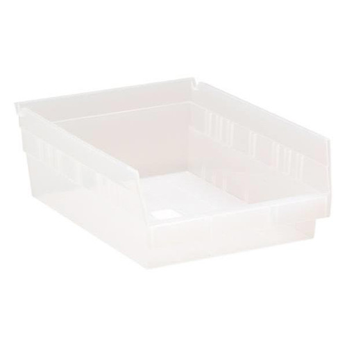Quantum Storage Systems Economy Clear Shelf Bin 11-5/8 X 8-3/8 X 4 In Package Of 20
