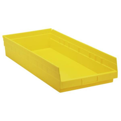 Quantum Storage Systems Economy Yellow Shelf Bin 23-5/8 X 11-1/8 X 4 In Package Of 6