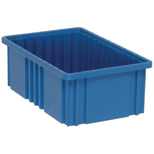 Quantum Storage Systems Blue Dividable Grid Containers 16-1/2x10-7/8x6 In Package Of 8