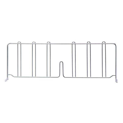 Quantum Storage Systems Chrome Shelf Divider 24d X 8h Inch