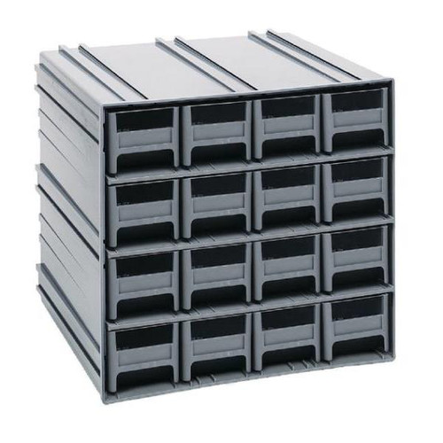 Quantum Storage Systems 11-3/8 X 11-3/4 X 11 In Interlocking Storage Cabinets (Gray)