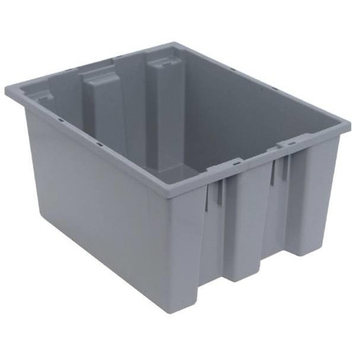Quantum Storage Systems Gray Stack Nest Totes 19-1/2x15-1/2x10 In Package Of 6