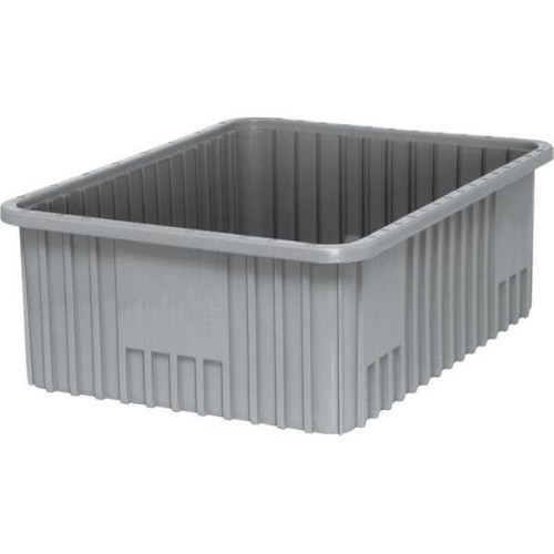 Quantum Storage Systems Gray Grid Container 22-1/2x17-1/2x8 In Package Of 3