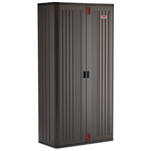 Suncast Commercial Mega Tall 4-Shelf Storage Cabinet