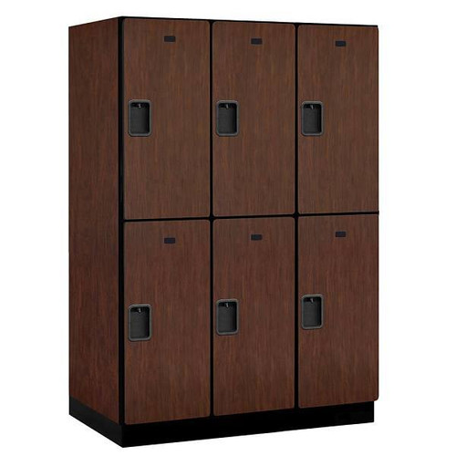 Salsbury Industries 54 X 6 Ft. X 24 In. Wood Locker (Mahogany)