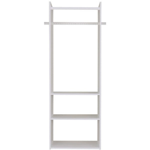 Easy Track White Hanging Tower Closet Kit