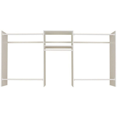 Easy Track White Basic Starter Closet Kit