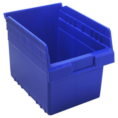 Quantum Storage Systems Store-Max Bin, 10-1/6" X 7-1/8" X 8", Blue, Case Of 20