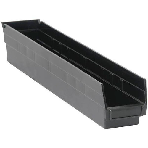 Quantum Storage Systems Recycled Shelf Bin, 23-5/8" X 4-1/8" X 4", Case Of 16
