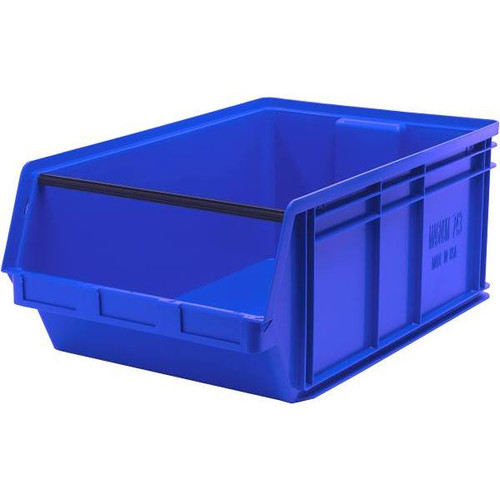Quantum Storage Systems Magnum Series Bin, 29" X 18-3/8" X 11-7/8", Blue