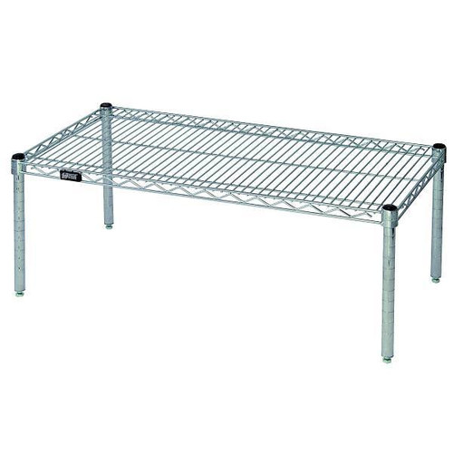 Quantum Storage Systems Modular Dunnage Unit, 36" X 18" X 14", Chrome