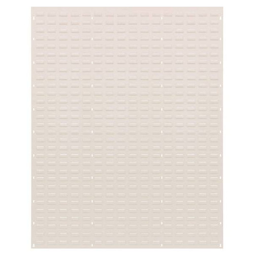 Quantum Storage Systems Louvered Panel, 48" X 61", Oyster White