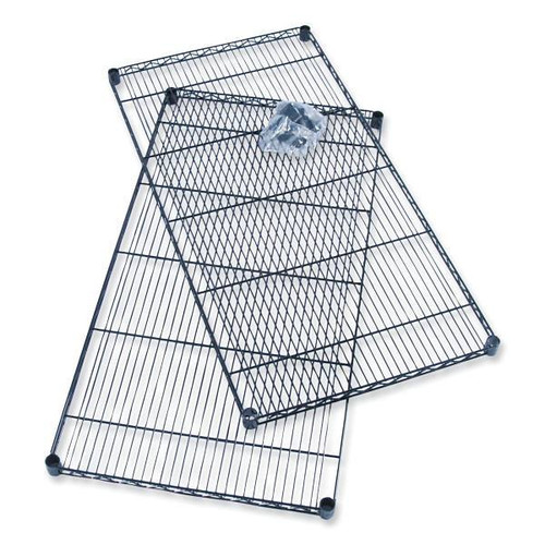 Safco Industrial Extra Shelf Pack, 36"W X 24"D X 1.5"H, Black, 2 Per Pack