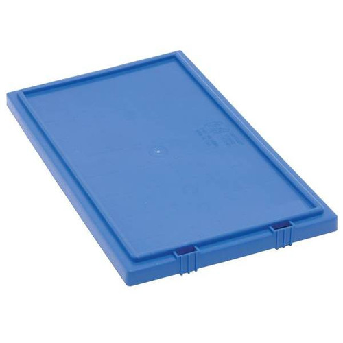 Quantum Storage Systems Geniune Stack & Nest Tote Lid, Blue, Case Of 6