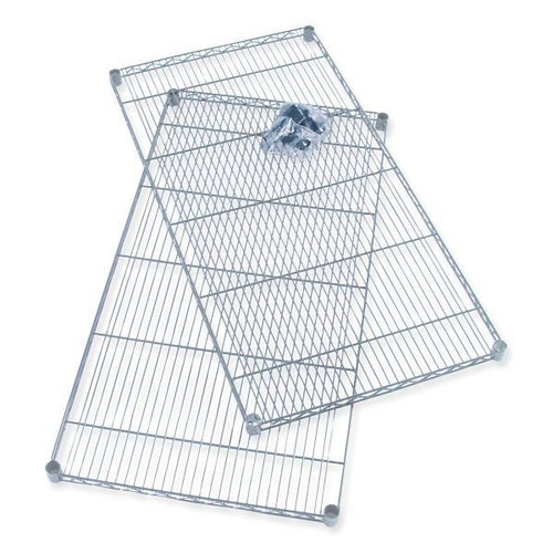 Safco Industrial Extra Shelf Pack, 36"W X 18"D X 1.5"H, Metallic Gray, 2 Per Pack