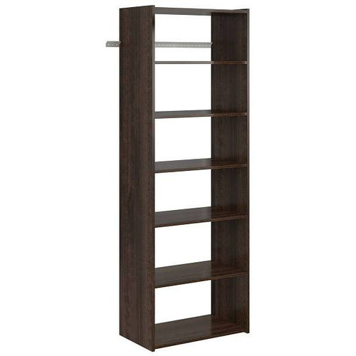 Easy Track Essential Shelf Tower Kit Truffle
