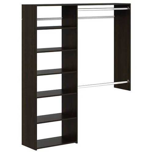 Easy Track 3'-5' W Deluxeplus Shelving Closet Kit Truffle
