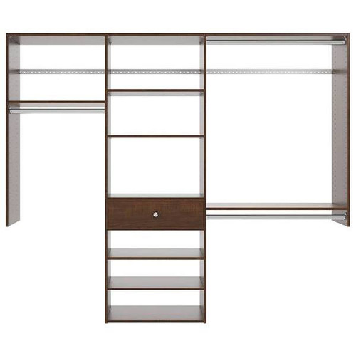 Easy Track 7-Foot Perfect Fit Reach-In Closet Truffle