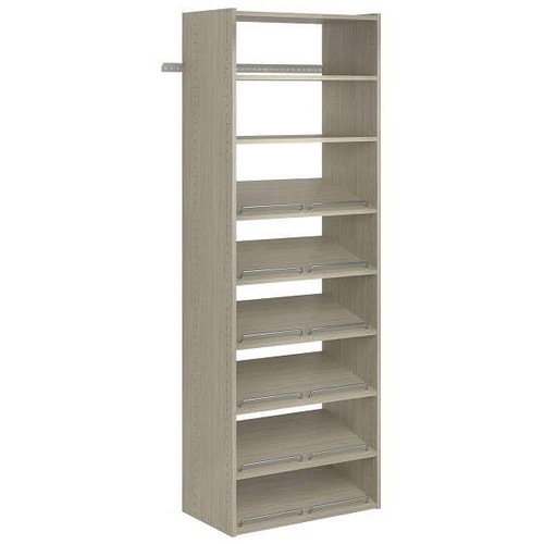 Easy Track Living Essential Shoe Tower Kit Weathered Grey