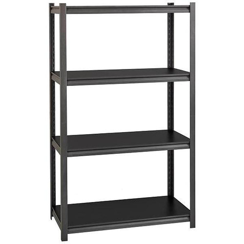Iron Horse 4-Tier Steel Shelving Unit (Black)