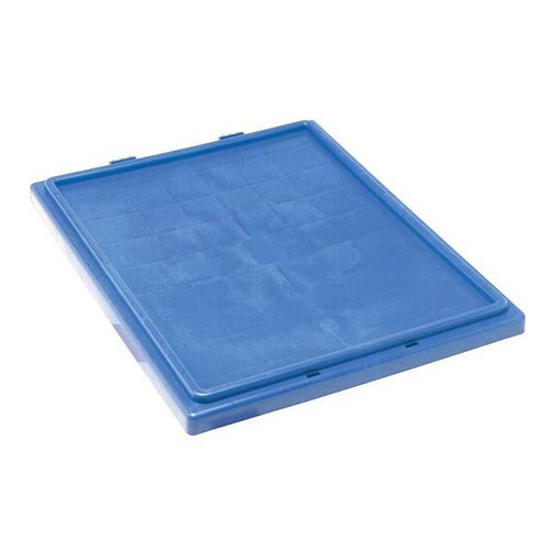 Quantum Storage Systems Stack & Nest Tote Lid For Snt190/Snt195, Blue, Case Of 6