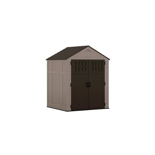 Suncast Commercial Storage Shed - Dark Taupe -Everett 6 Ft. X 5 Ft.