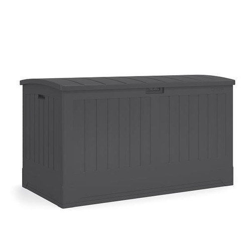 Suncast Commercial 200 Gallon Extra Large Deck Box, Peppercorn