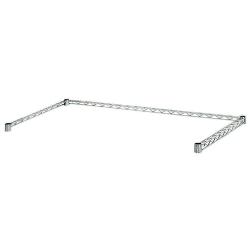 Quantum Storage Systems 3-Sided Wire Frame Chrome 24"W X 36"L Nsf