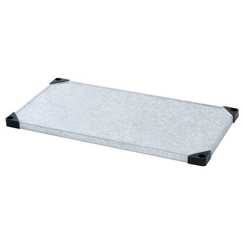 Quantum Storage Systems Solid Shelf Galvanized Steel 18"W X 24" Nsf