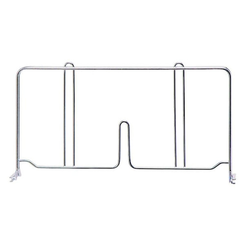 Quantum Storage Systems Wire Shelf Divider Chrome 14"D X 8"H