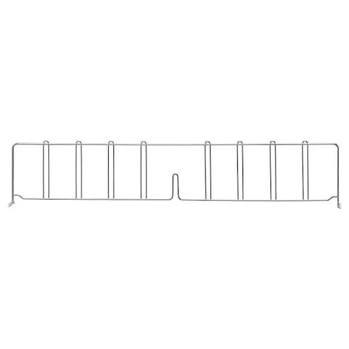 Quantum Storage Systems Wire Shelf Divider Chrome 36"D X 8"H