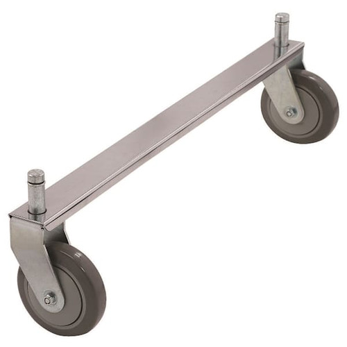 Quantum Storage Systems Tie Bar 24"W Chrome Fits 2 Rigid Casters (Not Included)