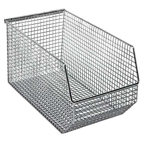 Quantum Storage Systems Mesh Stack 14-1/2"D X 8"W X 7"H Chrome Case Of 10