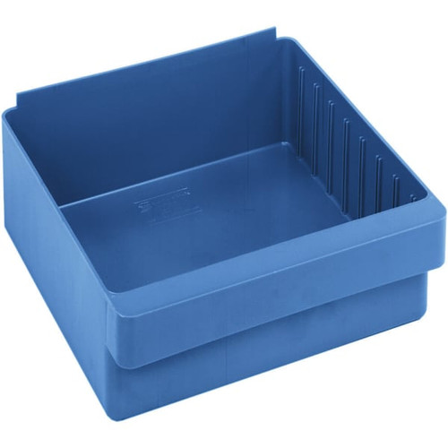 Quantum Storage Systems Euro Drawer 11-7/8"L X11-1/8"W X 4-5/8"H Blue Case Of 12