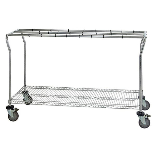 Quantum Storage Systems Low Profile Sterile Wrap Cart, 18" X 63" X 39-1/2"