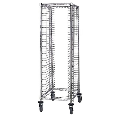 Quantum Storage Systems Conductive Wire End Load Tray Cart, 21-3/4" X 27" X 69"