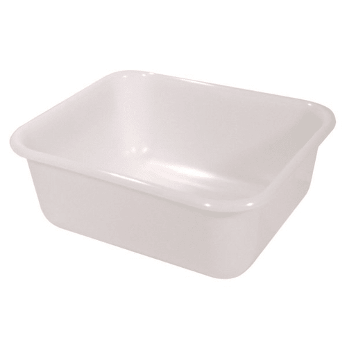 Rubbermaid Commercial 11 Qt Polyethylene Food/Tote Box (White) (6-Pack)
