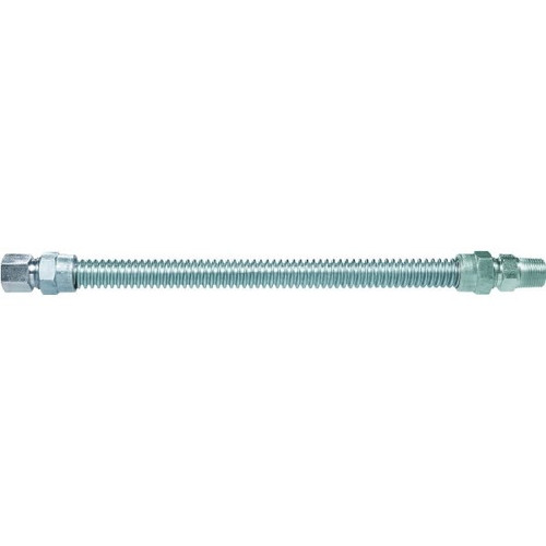 Dormont 30" Stainless Steel Gas Connector, 3/4" Mip X 3/4" Fip