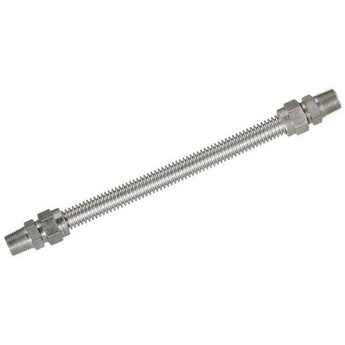 Dormont 5/8" Od, 1/2" Id X 48" Gas Connector, Stainless Steel
